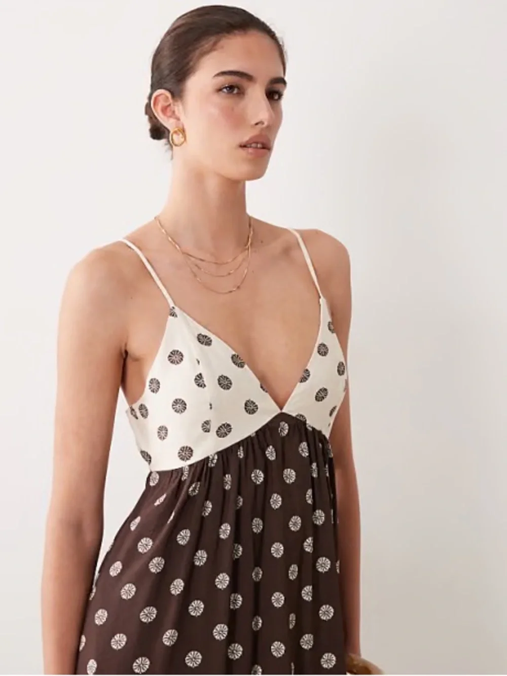 NWOT Abercrombie & Fitch Polkadot Maxi Dress Medium